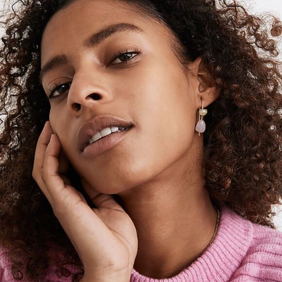 Madewell Stone Collection Threader Earrings - Picture 7 of 7